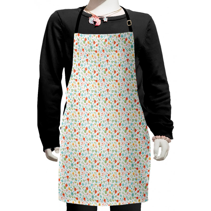 Lily of Valley and Berry Kids Apron