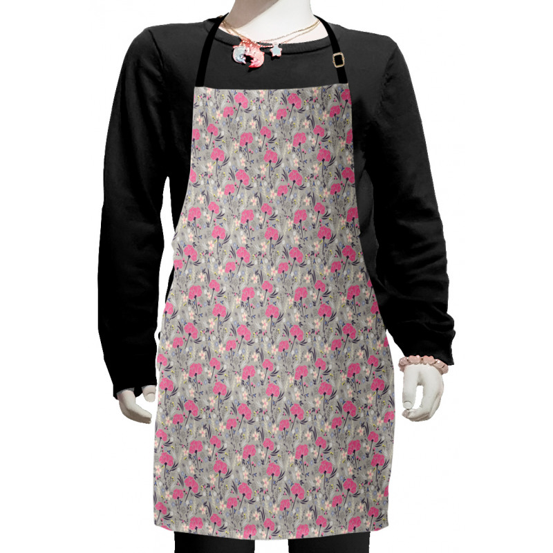 Repeating Dandelions Kids Apron