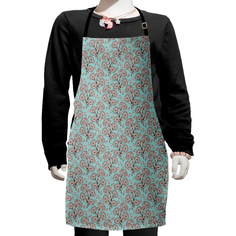 Romantic Garden Art Kids Apron