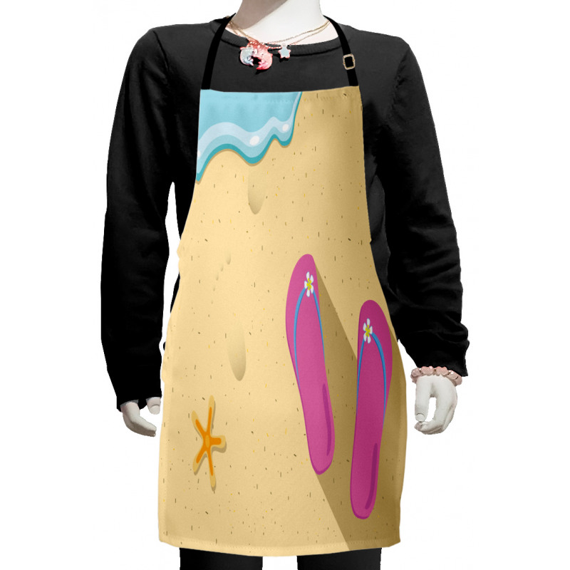 Grainy Looking Sands Kids Apron