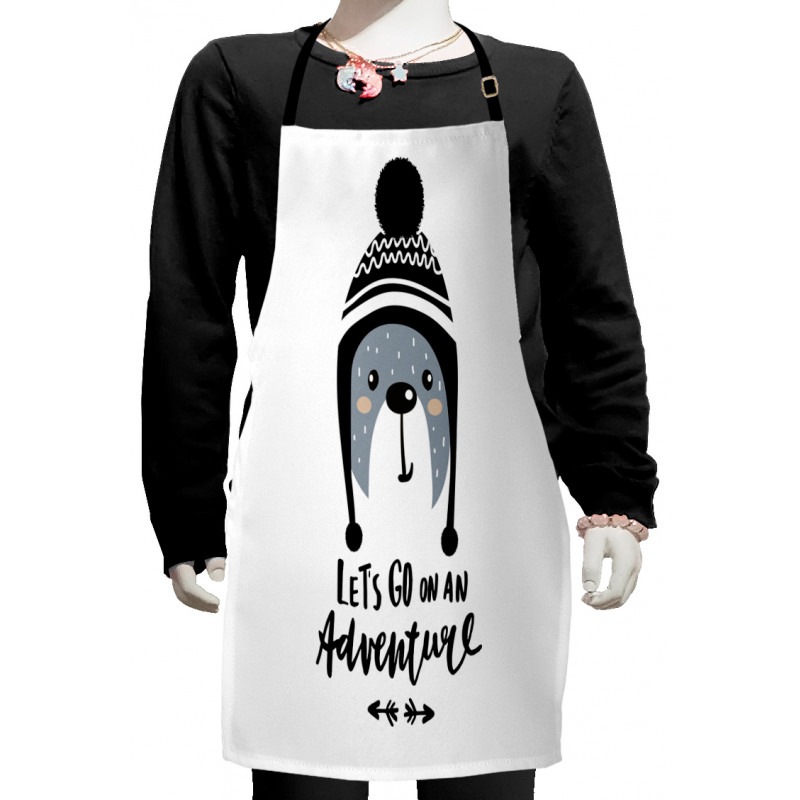 Baby Bear and Hat Kids Apron