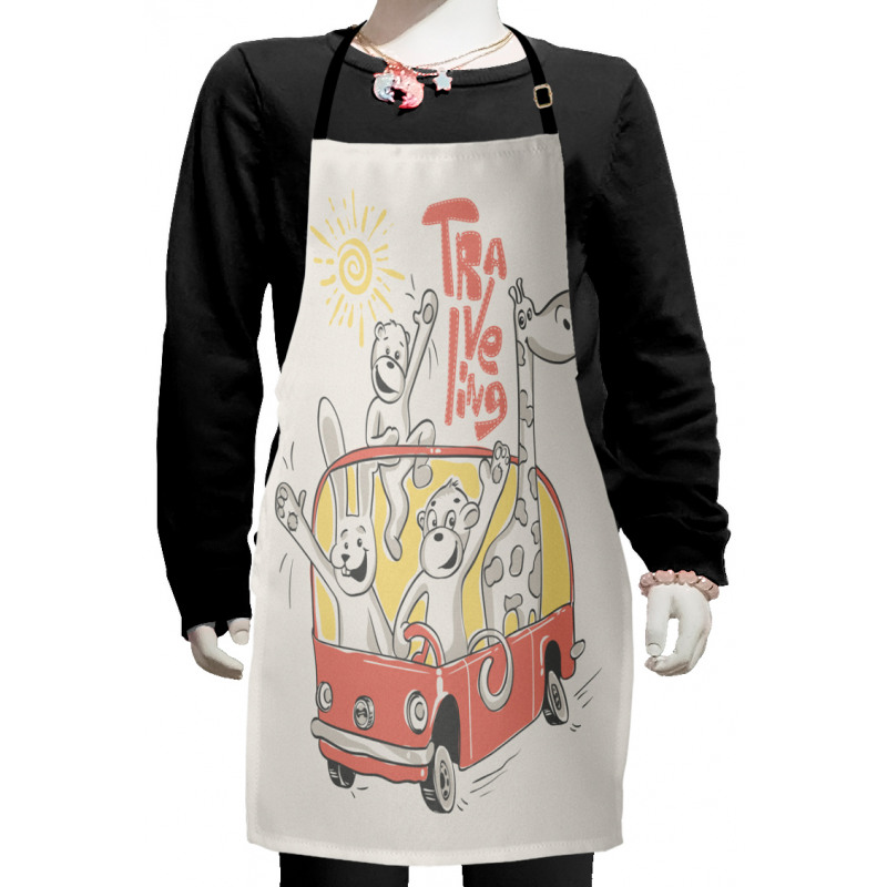 Traveling Animals Kids Apron