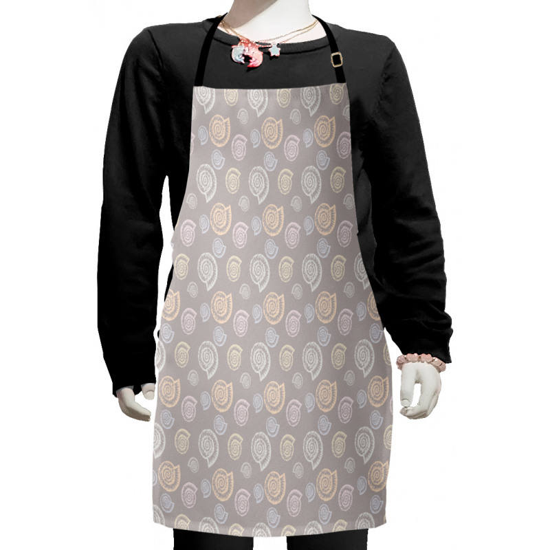 Sketch of Moon Snail Kids Apron