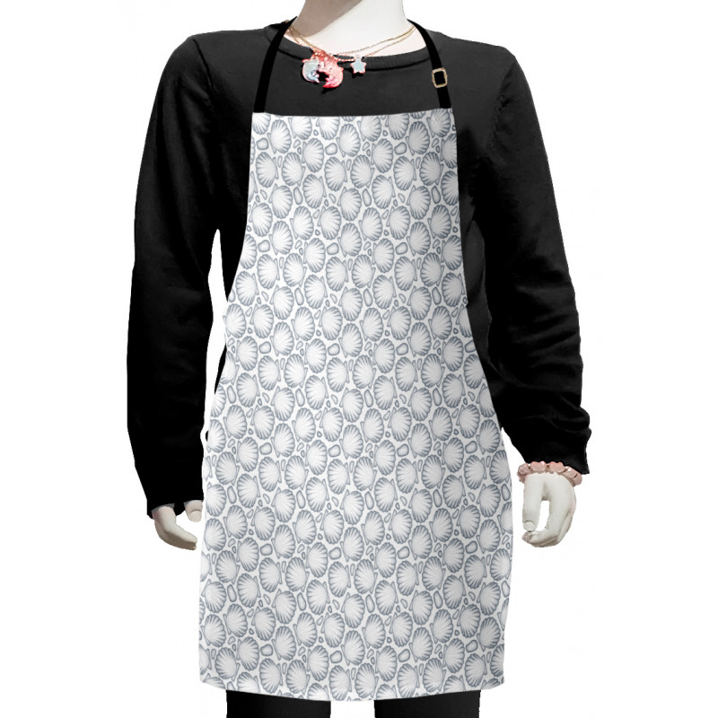 Pointilist Scallops Kids Apron