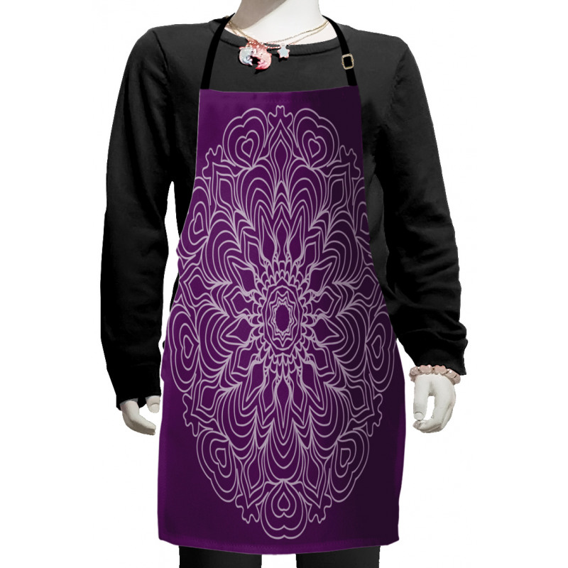 Abstract Curves Kids Apron