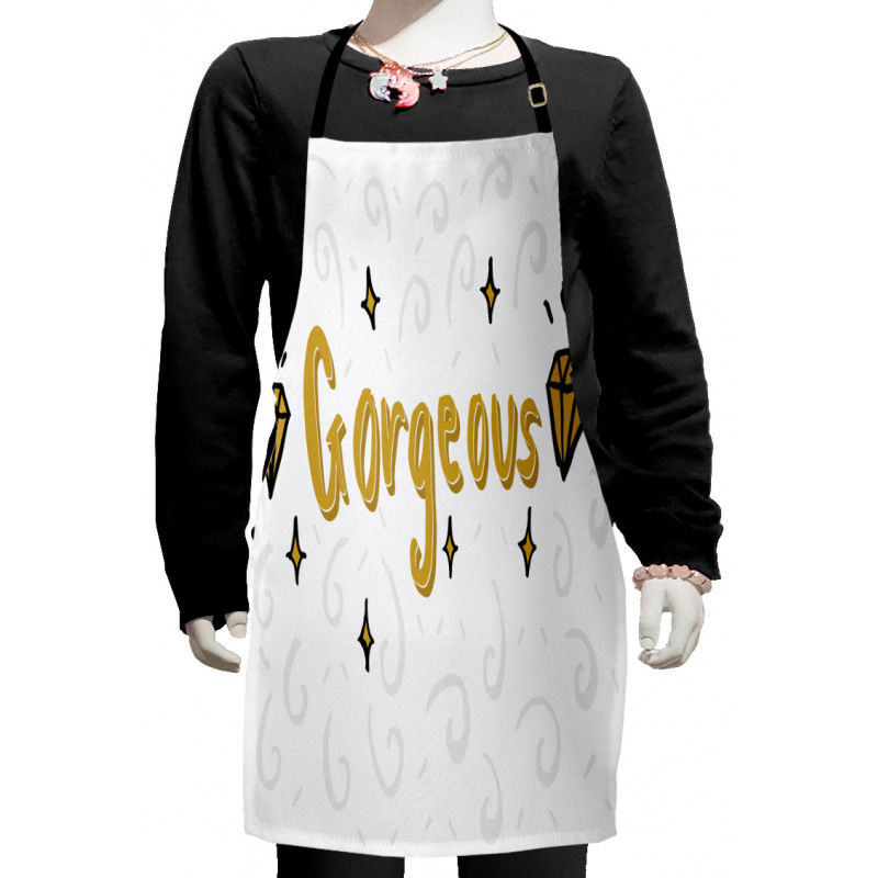 Word and Diamond Kids Apron