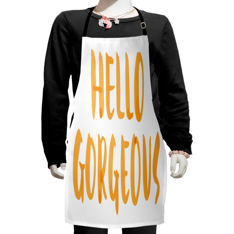 Font Kids Apron