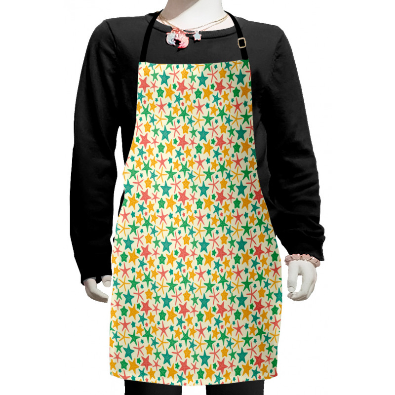 Ocean Wildlife Pattern Kids Apron