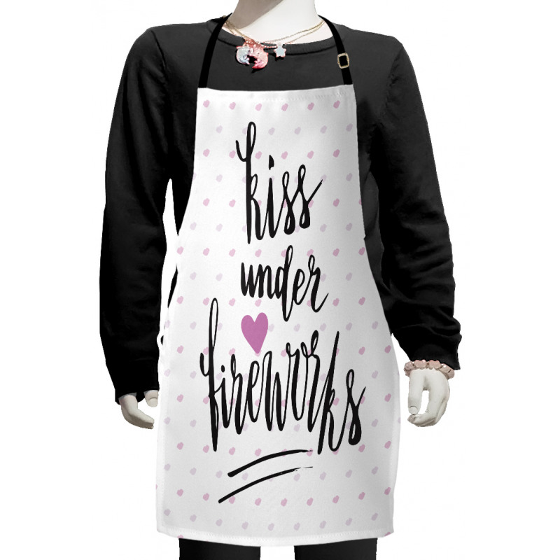 Hearts and Lipstick Kids Apron