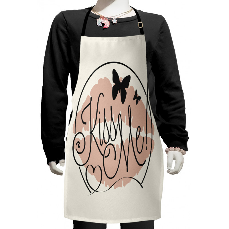 Hand Lettering Love Words Kids Apron