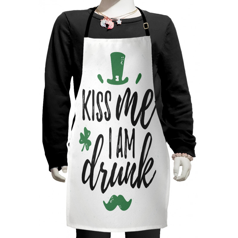 Irish Leprechaun Hat Kids Apron