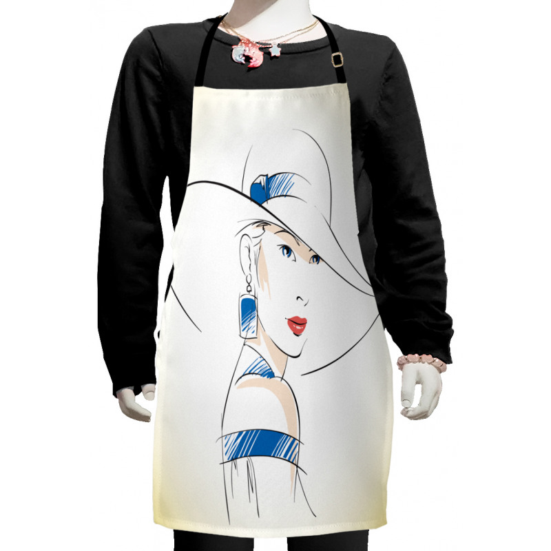 Fashion Sketch Kids Apron