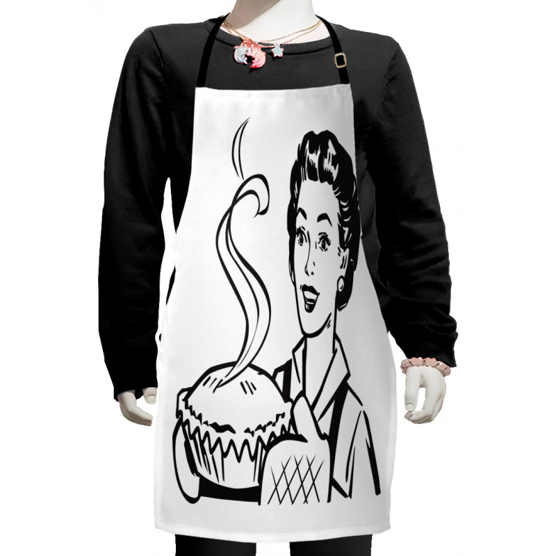 Wife Bakes Pie Kids Apron