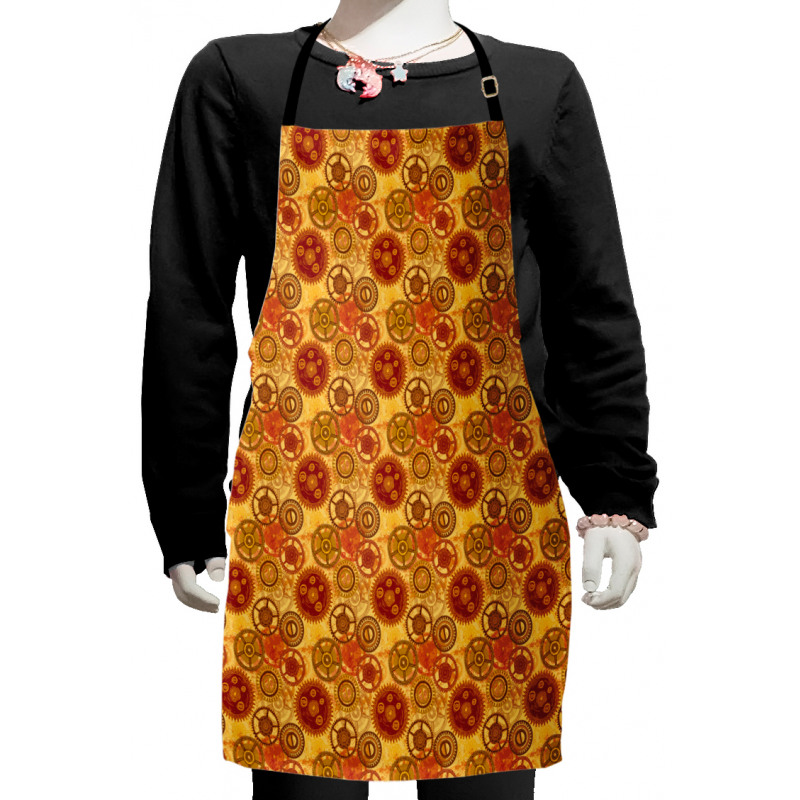 Vintage Clockwork Kids Apron