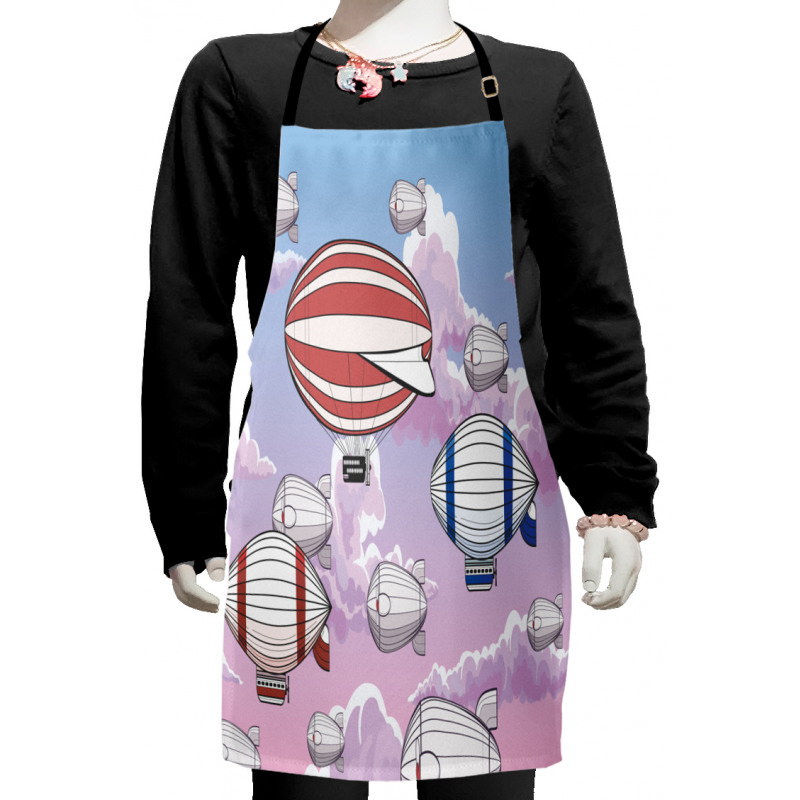 Zeppelins in the Sky Kids Apron