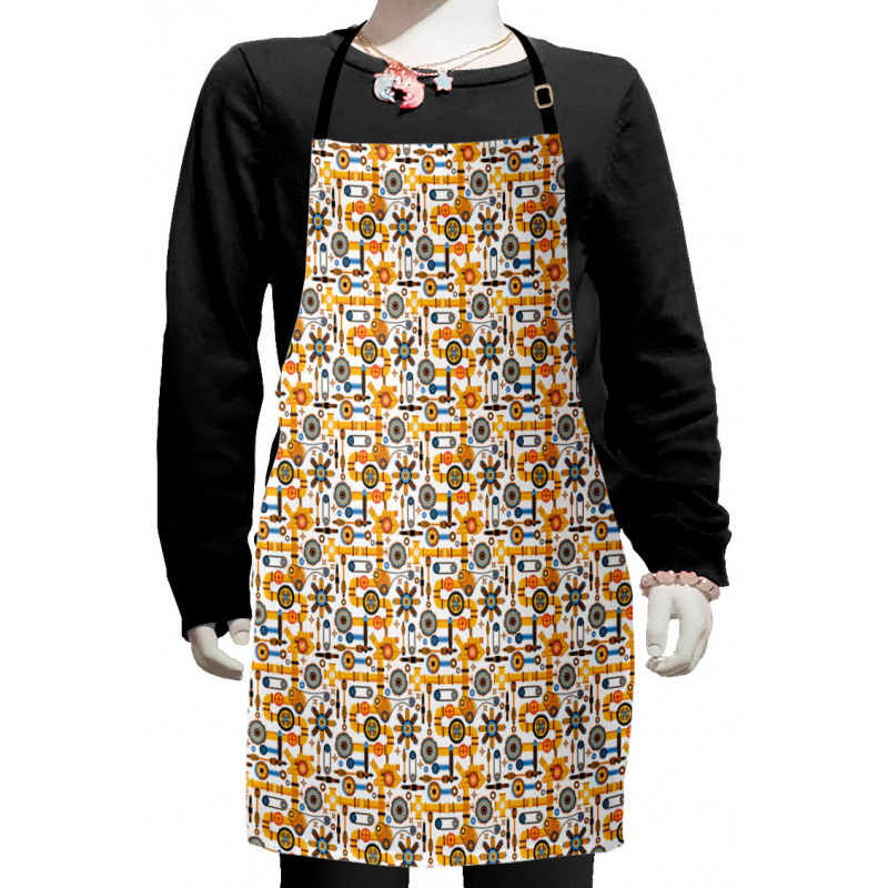 Industrial Elements Kids Apron