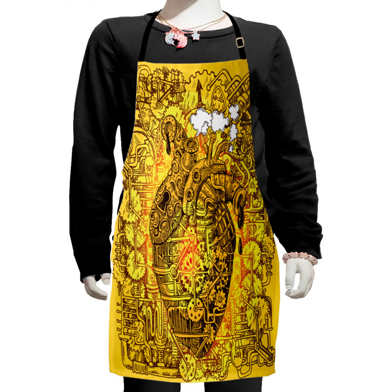 Factory Heart Image Kids Apron