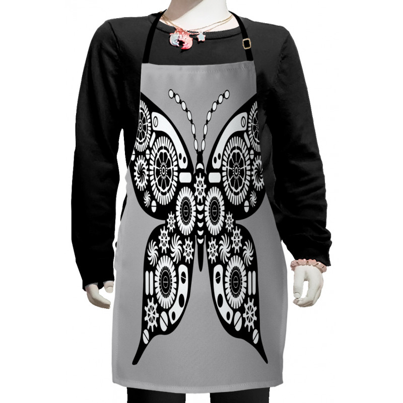 Silhouette Butterfly Kids Apron