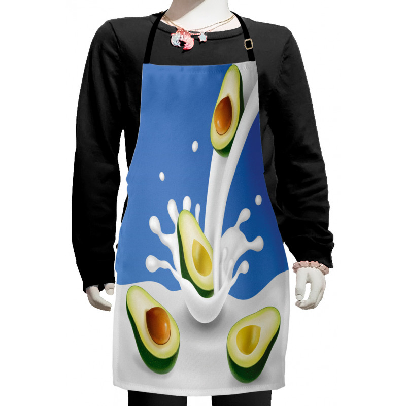 Flowing Milk Splash Kids Apron