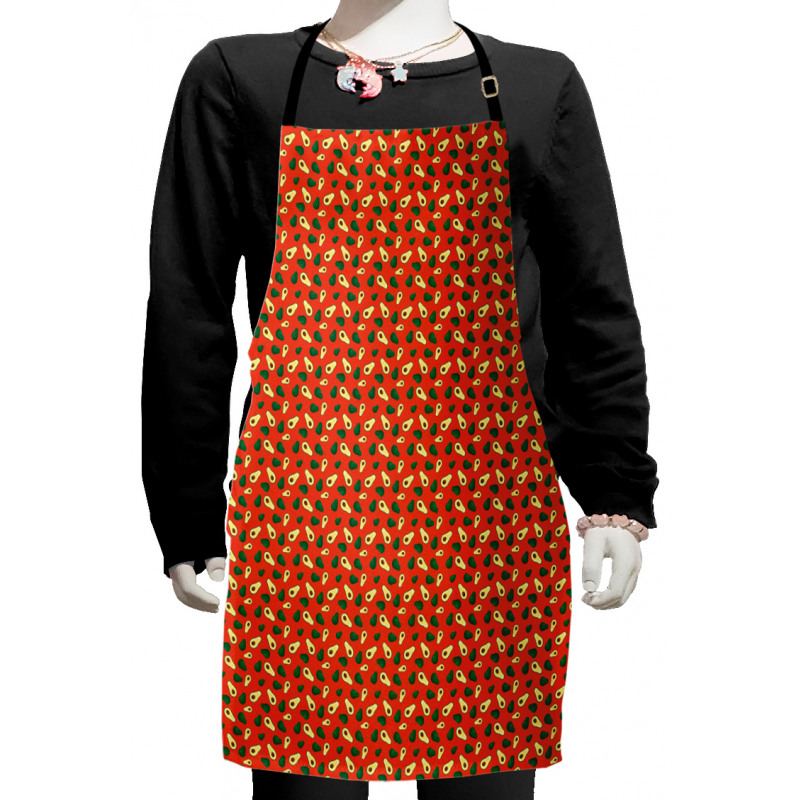 Half Piece Pattern Kids Apron