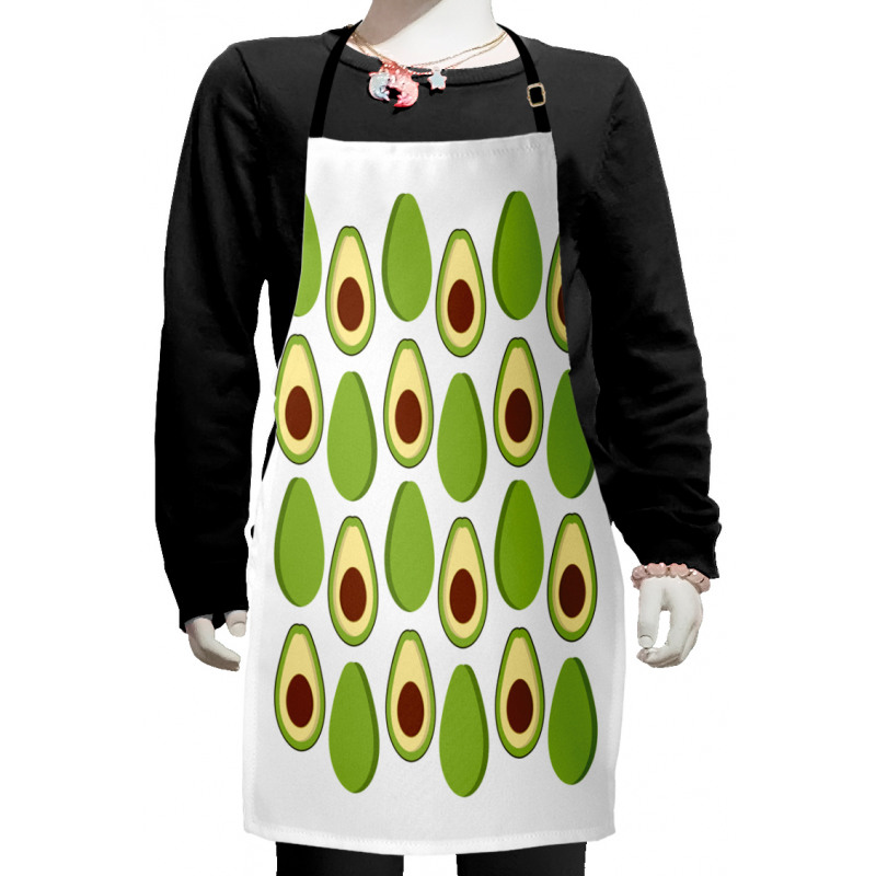 Colorful Organic Food Kids Apron