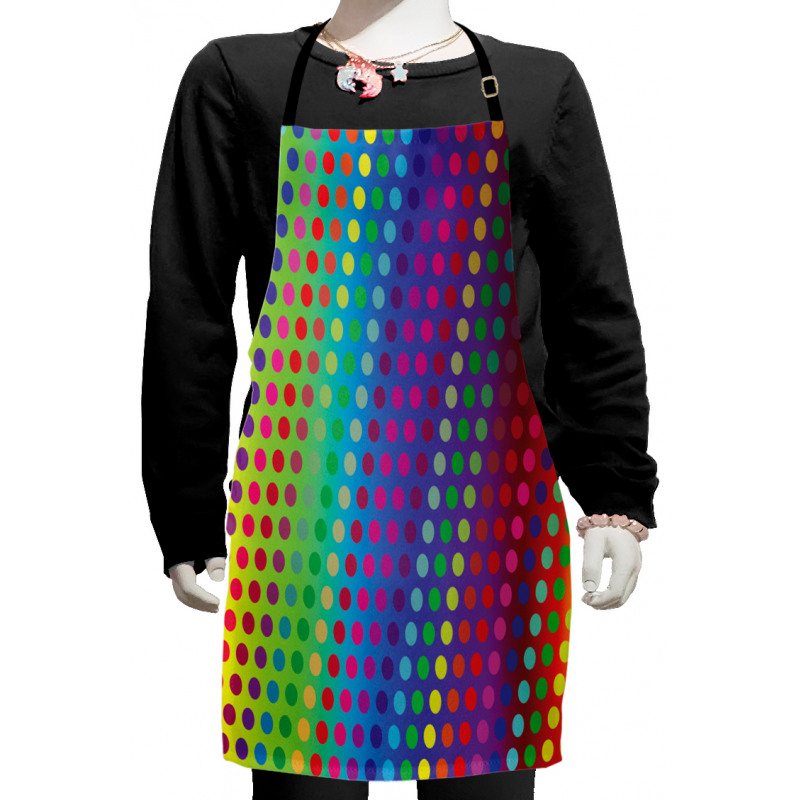 Gradient Shaded Backdrop Kids Apron