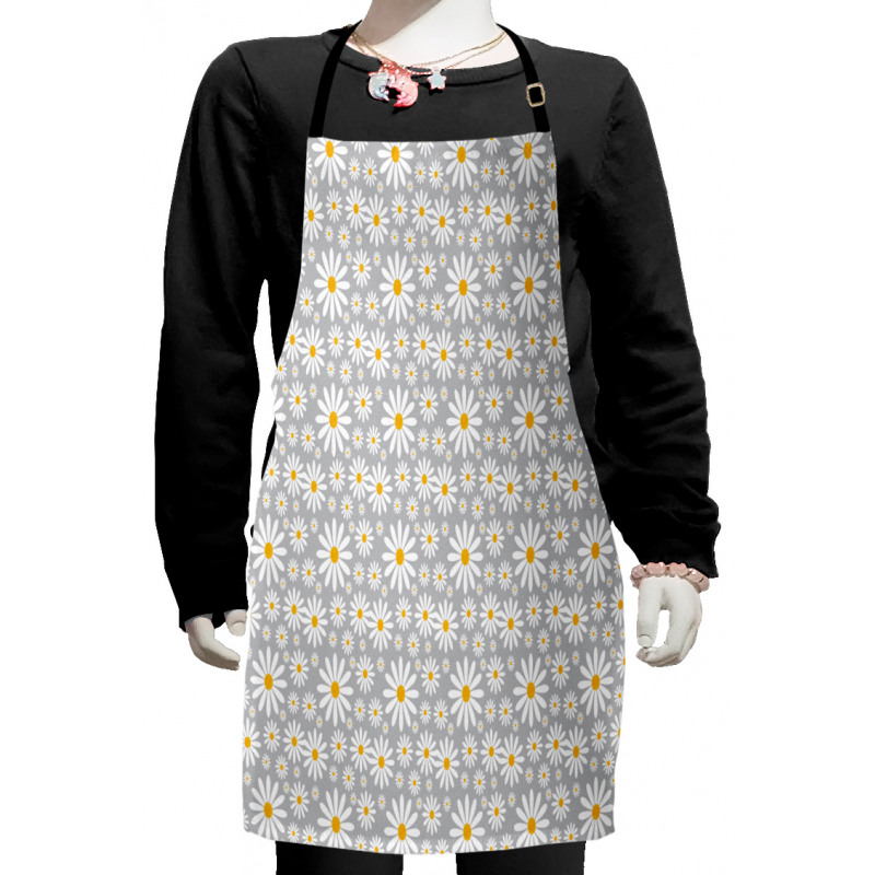 Chamomile Petals Image Kids Apron