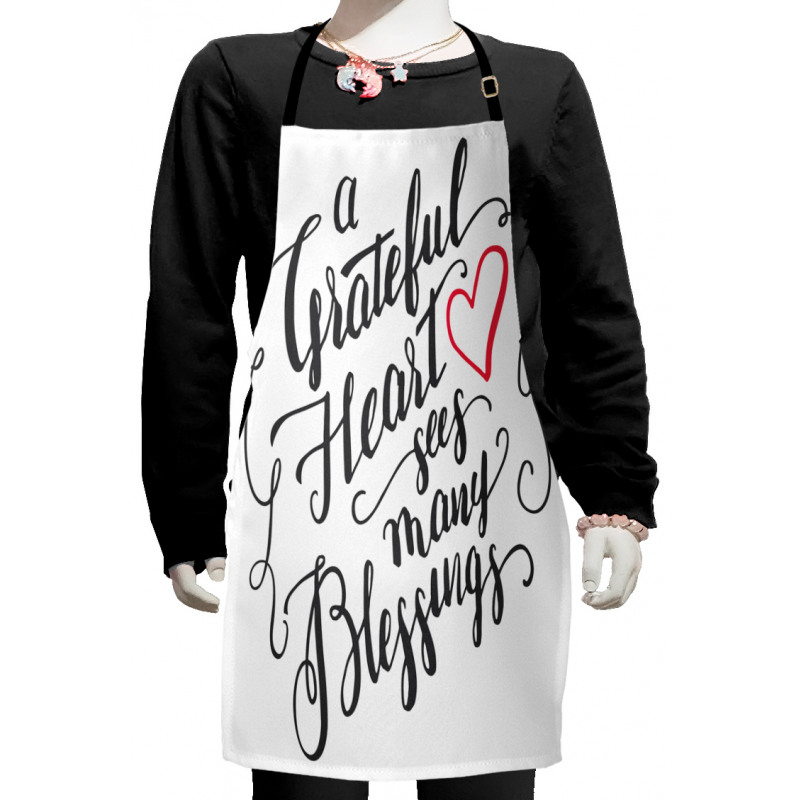 Gratitude Appreciation Kids Apron