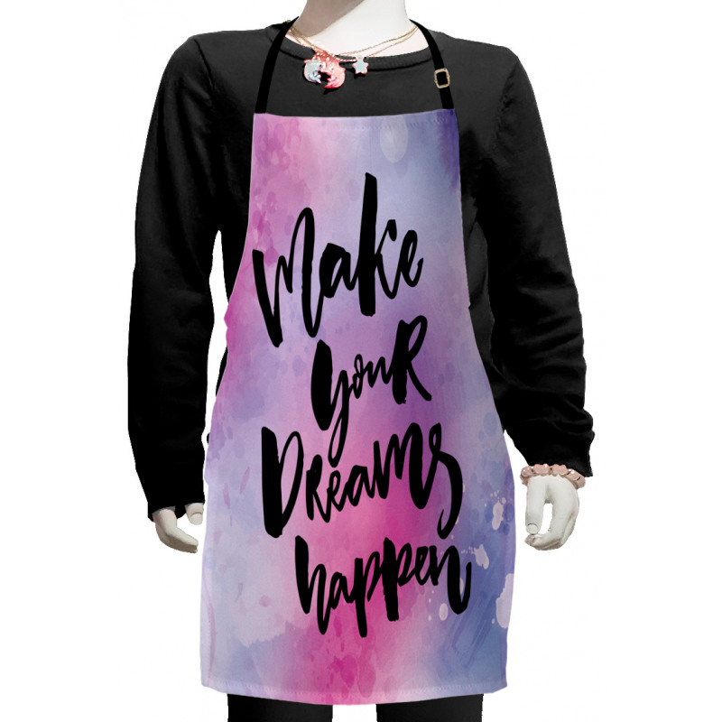 Make Your Dreams Happen Kids Apron