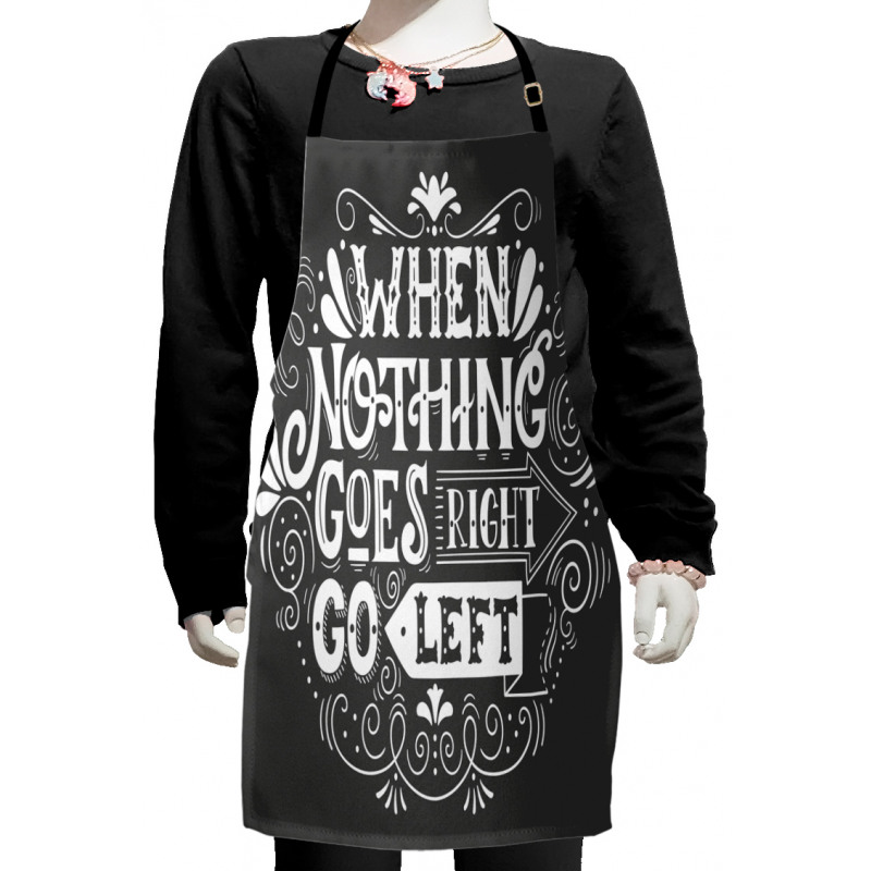 Inspirational Message Kids Apron