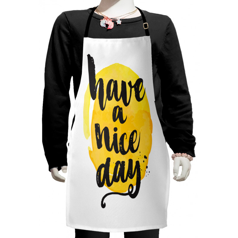 Positive Have a Nice Day Kids Apron