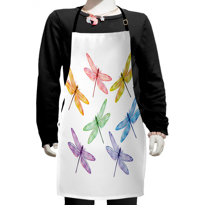 Fantasy Bugs Pattern Kids Apron