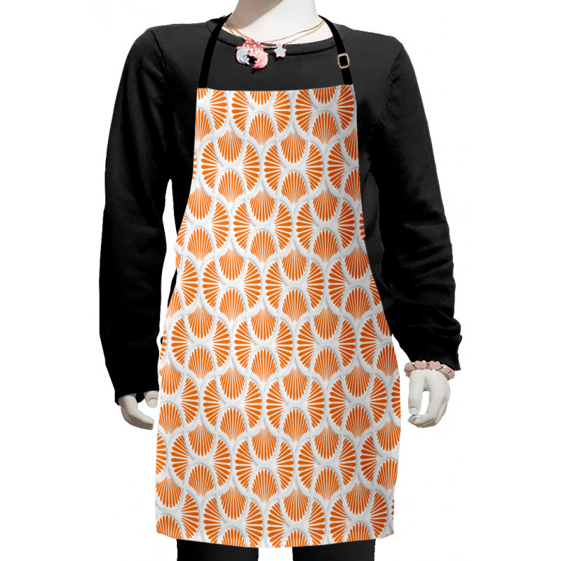 3D Style Grid Kids Apron