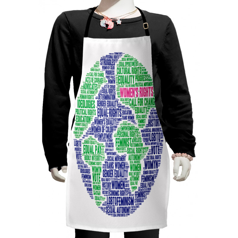 Equality Around World Kids Apron