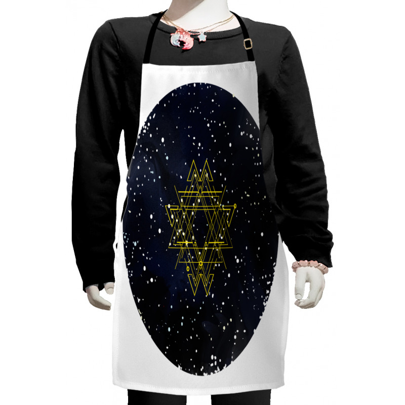 Starry Milky Way Kids Apron