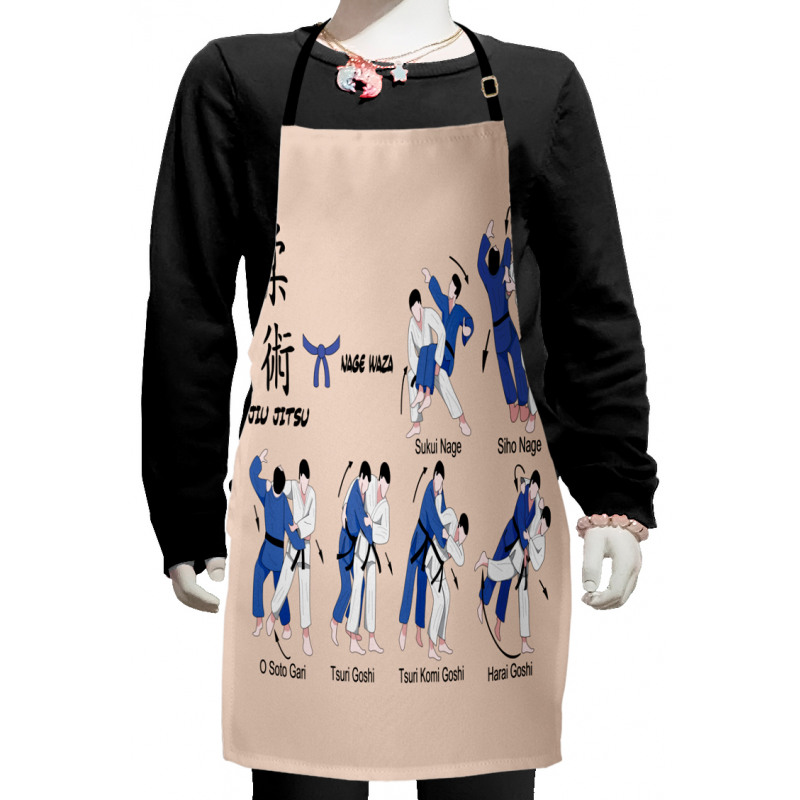 Defense Techniques Kids Apron