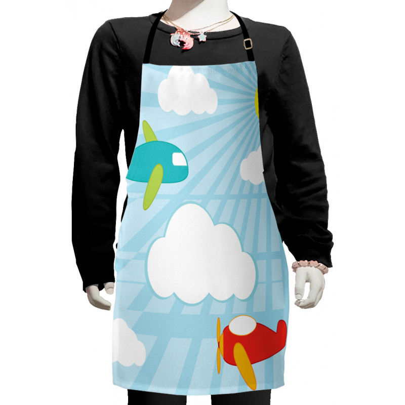 Retro Kids Cartoon Kids Apron