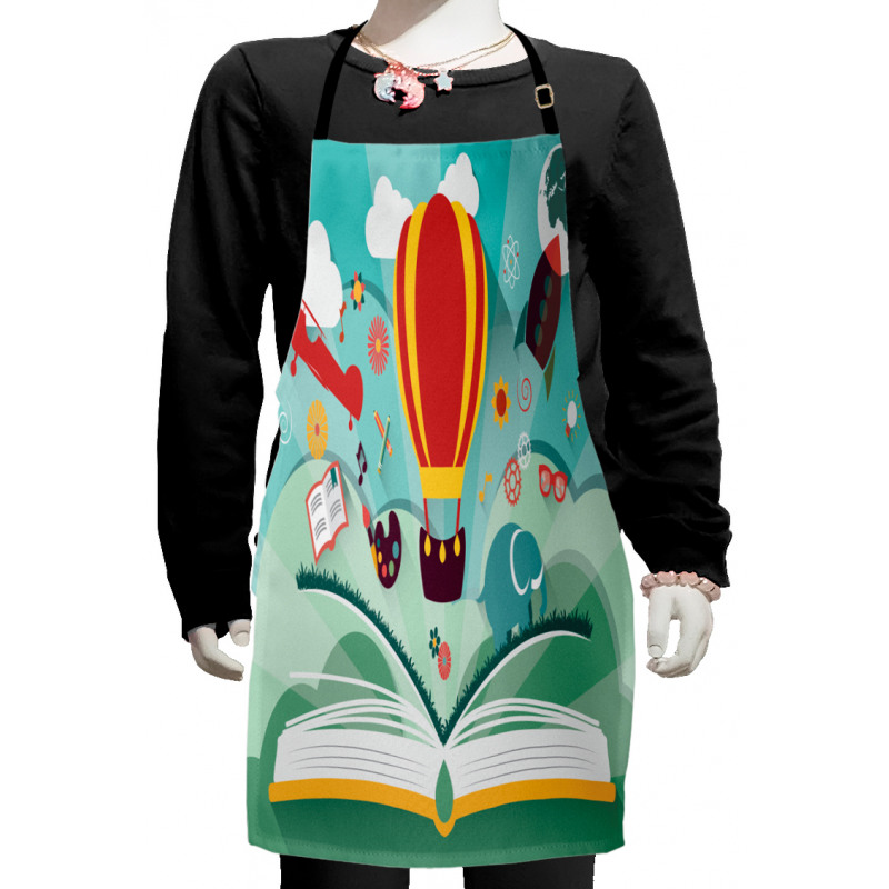 Open Book Imagination Kids Apron