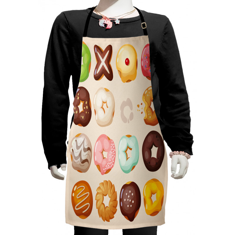 Delicious Glazed Pastries Kids Apron