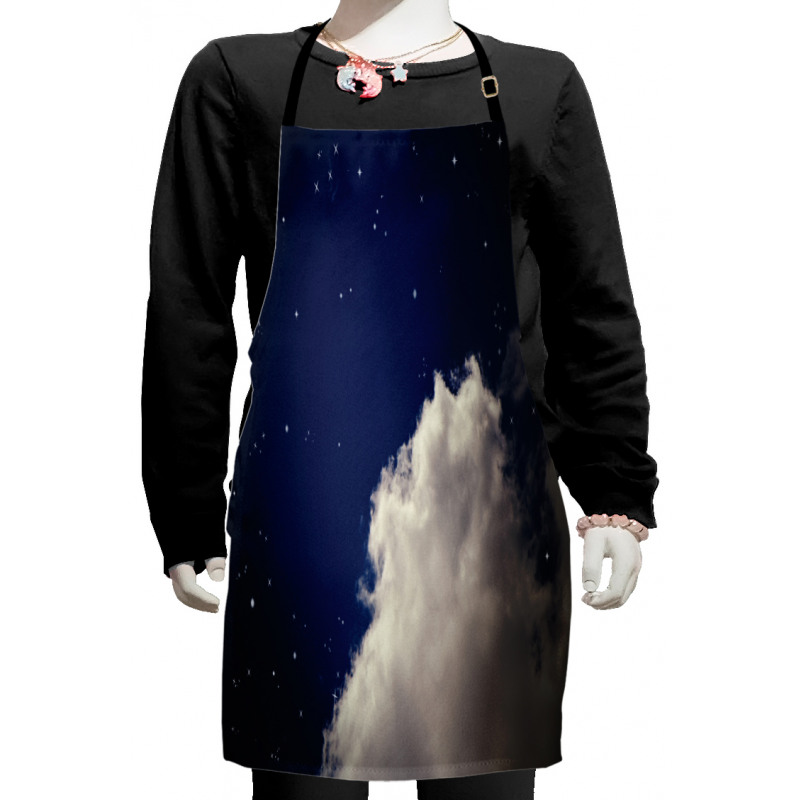 Nocturnal Theme Night Sky Kids Apron