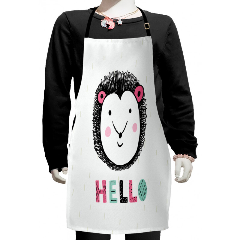 Sketched Animal Kids Apron