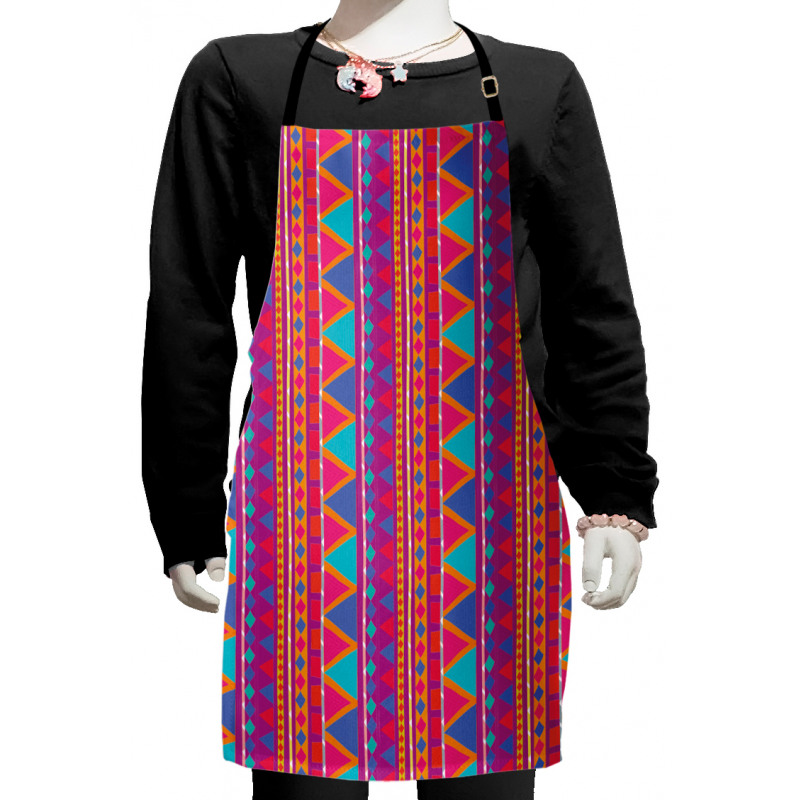 Tribal Zigzags Kids Apron