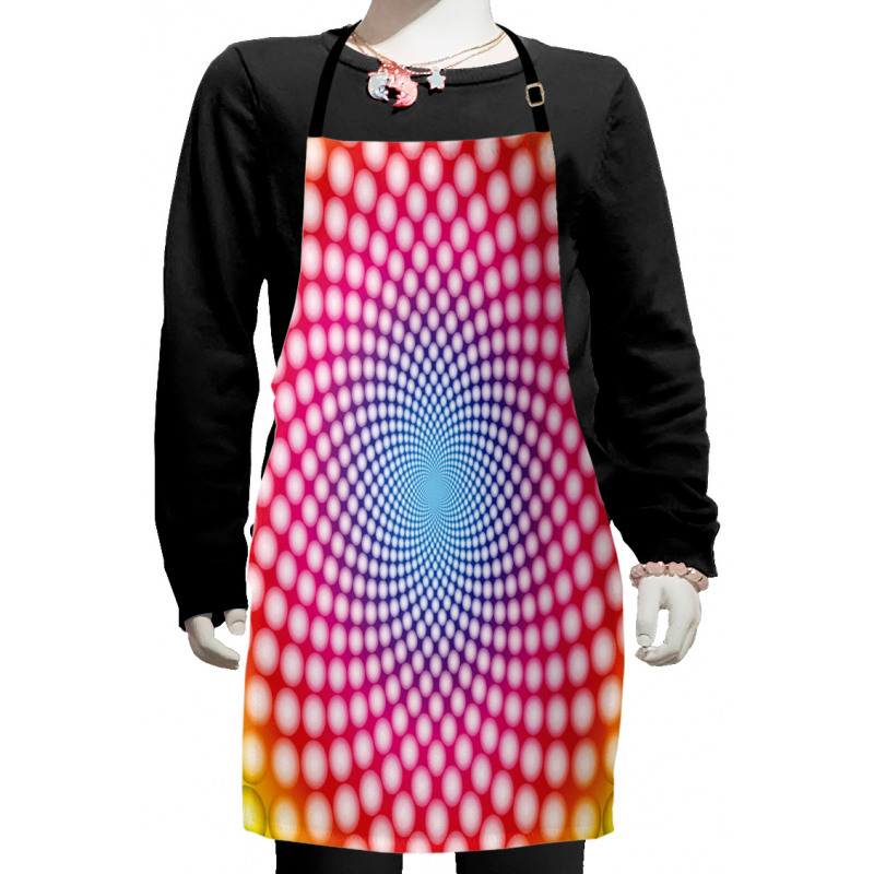 Modern Dots Design Kids Apron