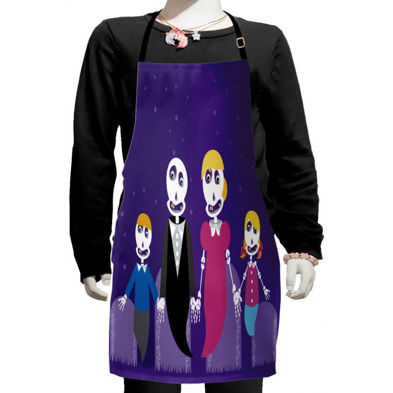 Family of Ghosts Kids Apron