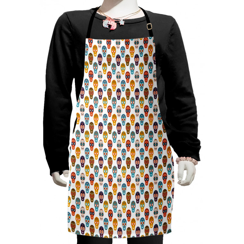 Floral Calavera Kids Apron