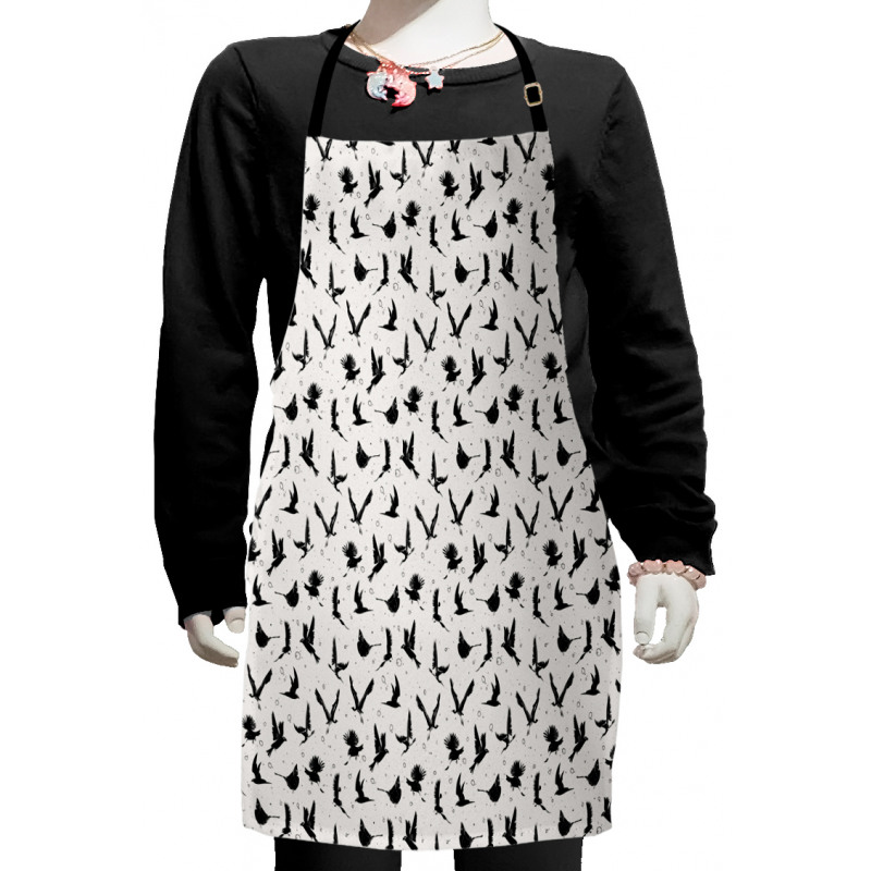 Crane and Pigeon Eagle Kids Apron