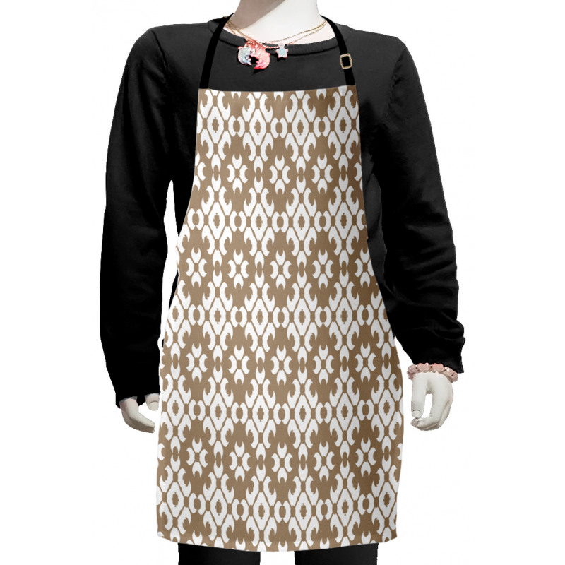 Monochrome Garden Art Kids Apron