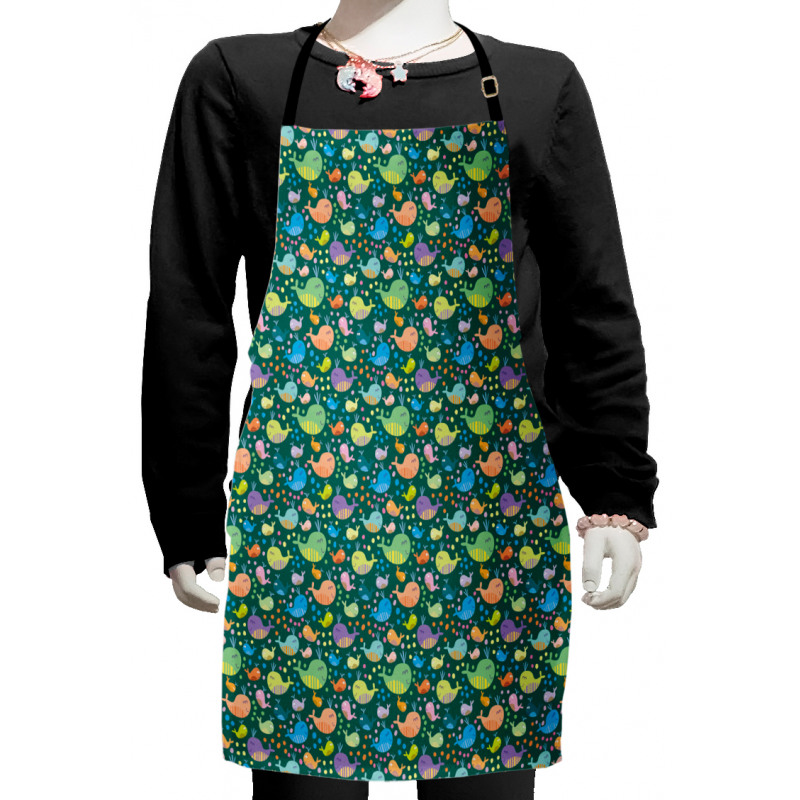 Childish Cartoon Fauna Kids Apron