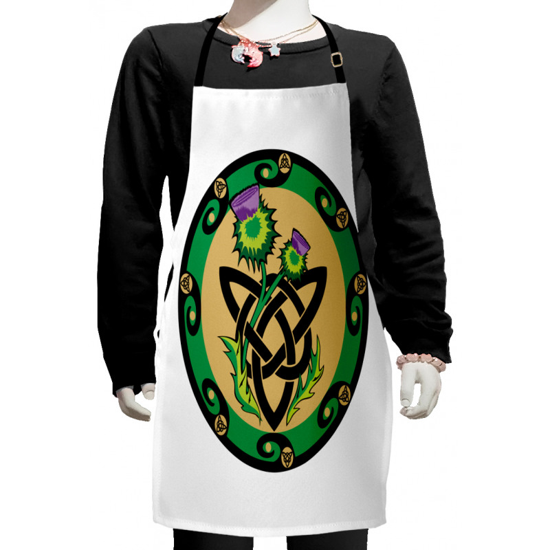 Knot Thorns Stem Kids Apron