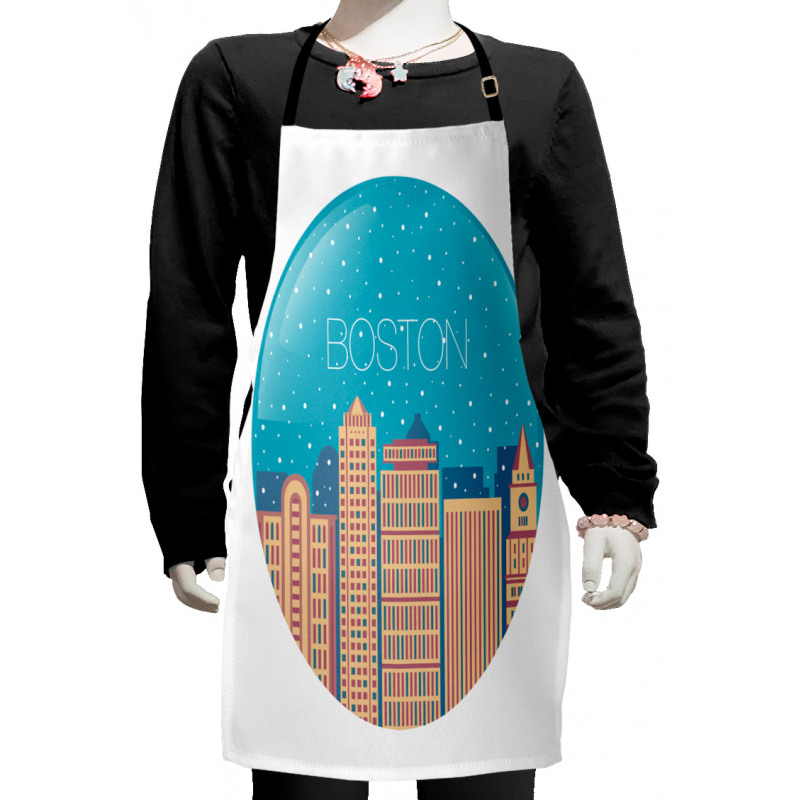 Snow Globe Inspiration Kids Apron